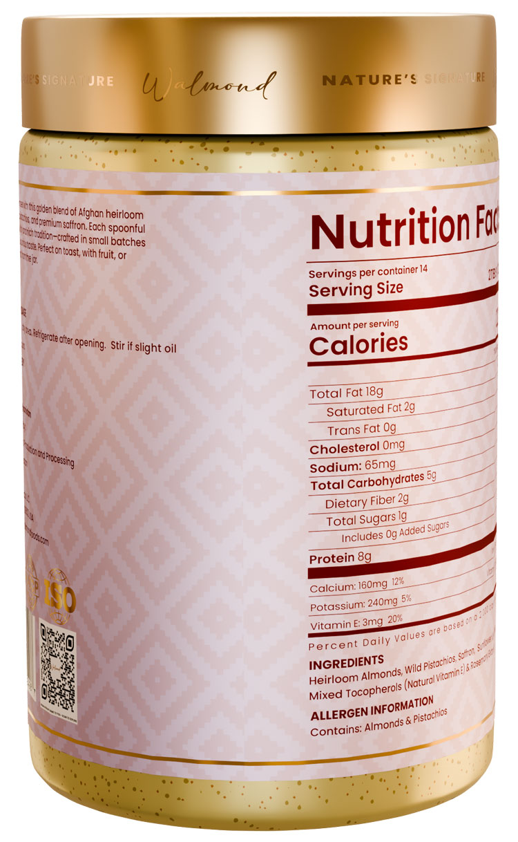 WALMOND SAFFRON NUTS BUTTER VITAL